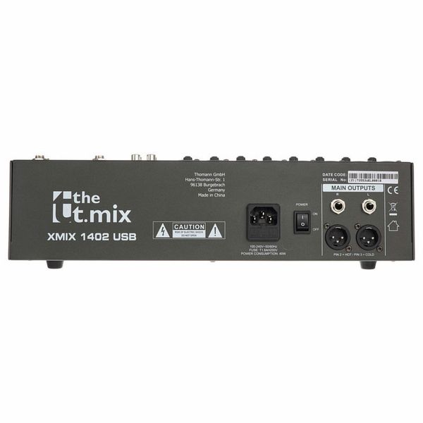 the t.mix xmix 1402 USB