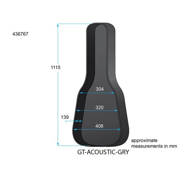 Gator Transit Series Acoustic Bag GR