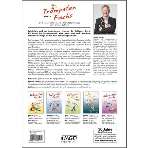 Hage Musikverlag Trompeten Fuchs 1