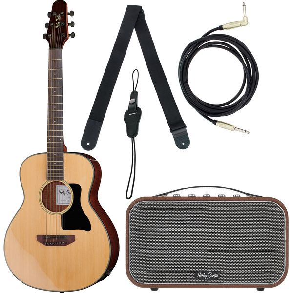 Harley Benton GS-Travel-E Spruce Bundle