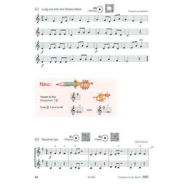 Hage Musikverlag Trompeten Fuchs 1