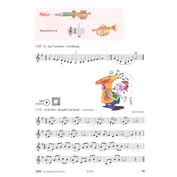 Hage Musikverlag Trompeten Fuchs 1
