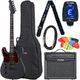 Harley Benton TE-20HH LH SBK Bundle